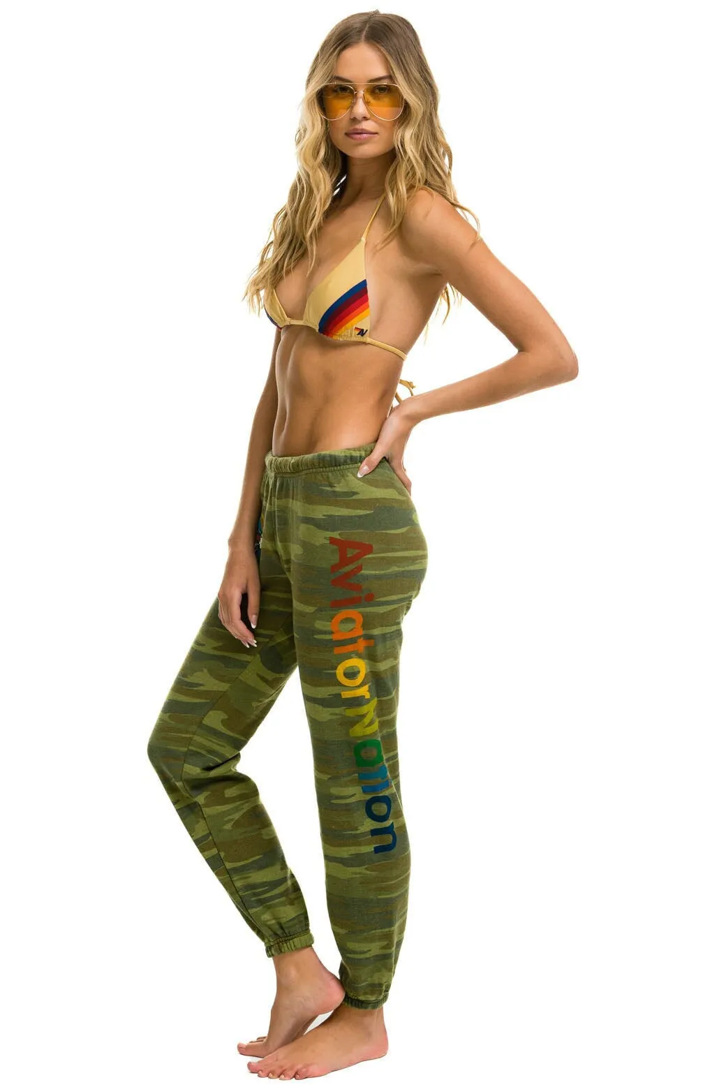 AVIATOR NATION VAIL SWEATPANTS - CAMO