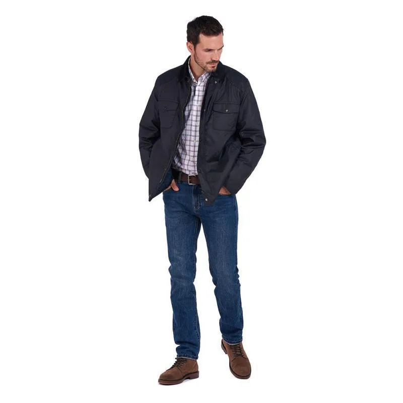 Barbour Dalegarth Mens Wax Jacket - Navy