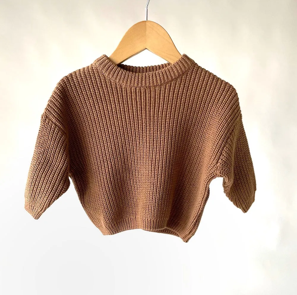 Belan.J Kids Knit Sweater - Chestnut