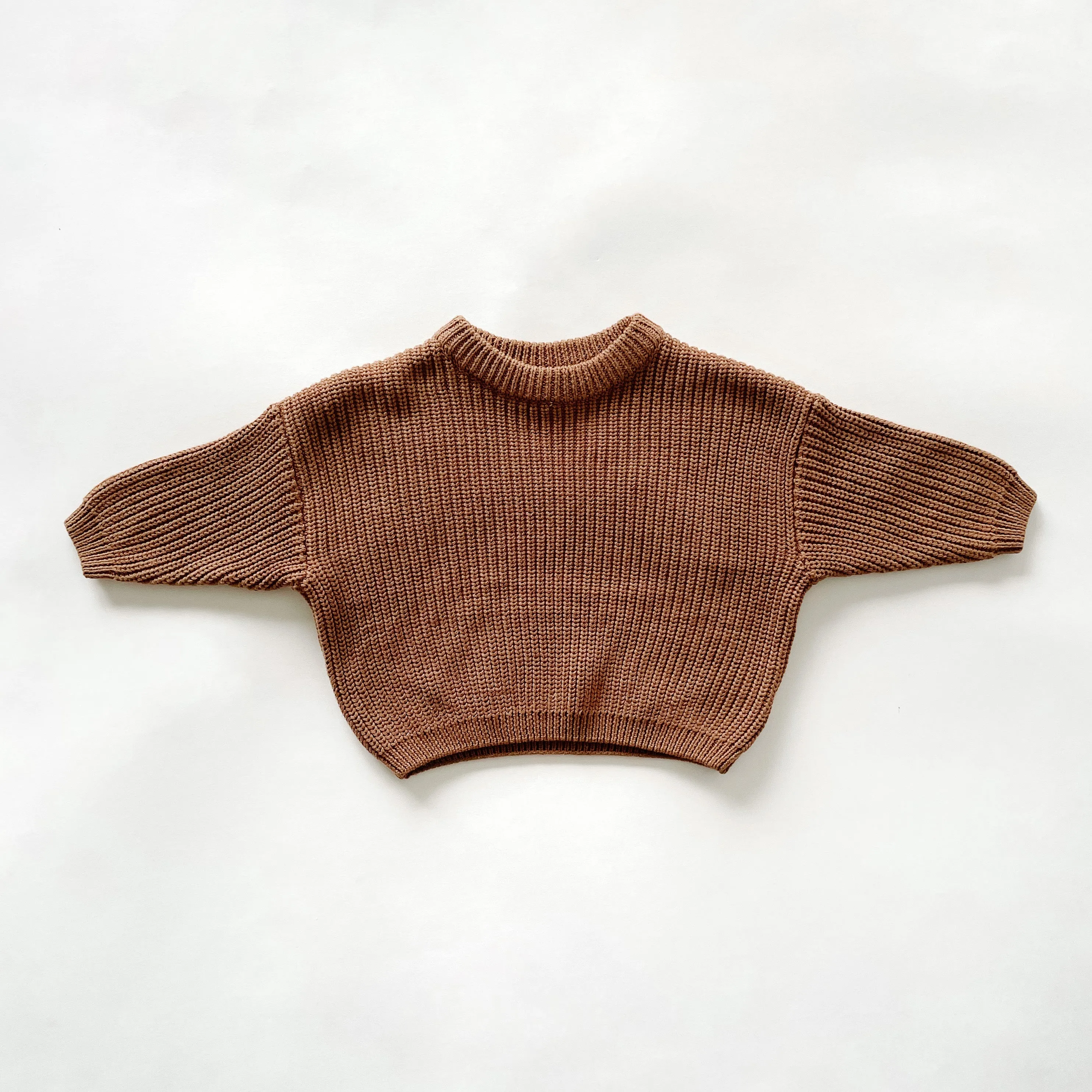 Belan.J Kids Knit Sweater - Chestnut