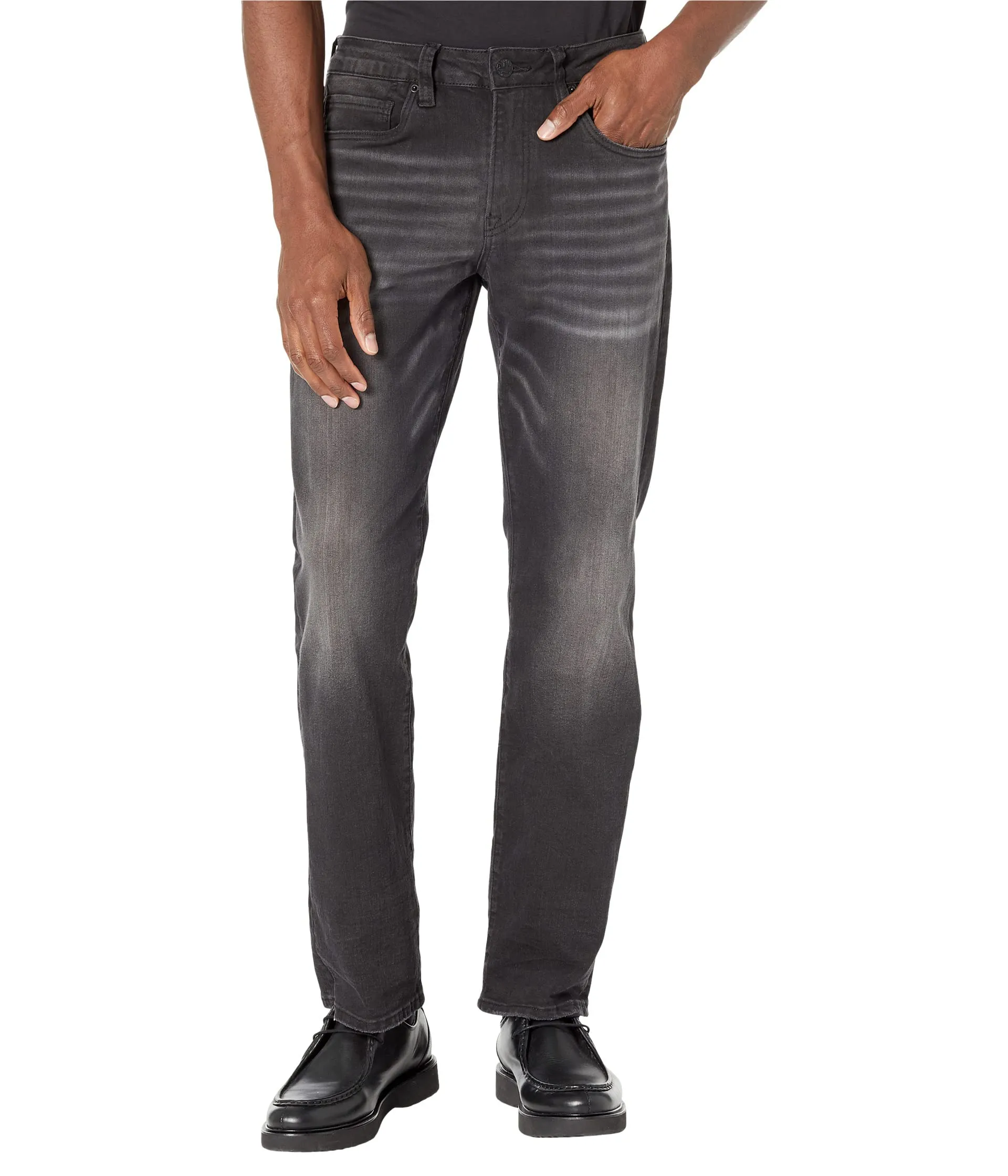 Buffalo David Bitton Jeans, Relaxed Straight Driven in Black