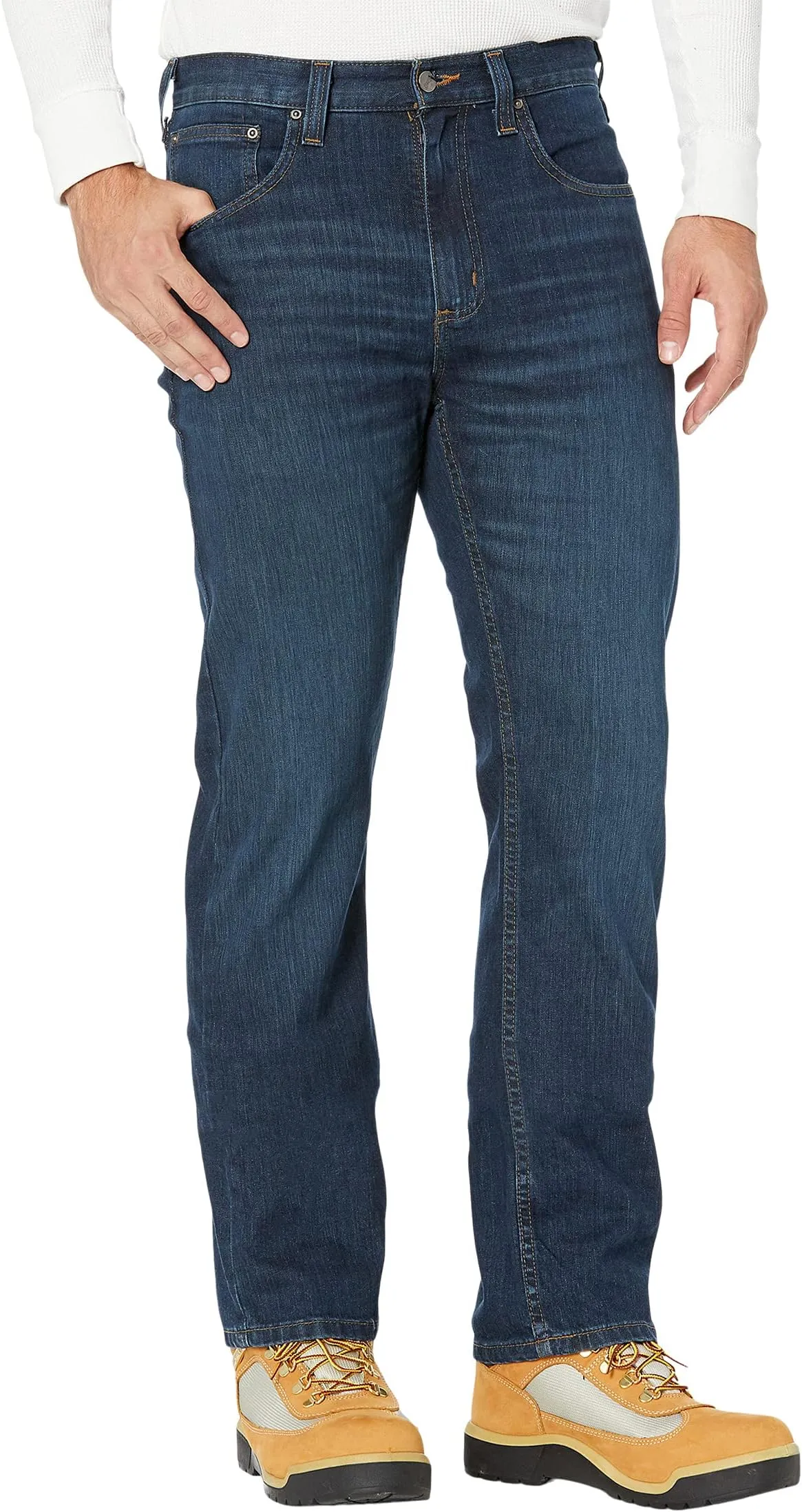 Carhartt Rugged Flex Relaxed Straight Jeans in Clearwater