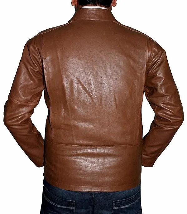 Chocolaty brown classic Leather Jacket