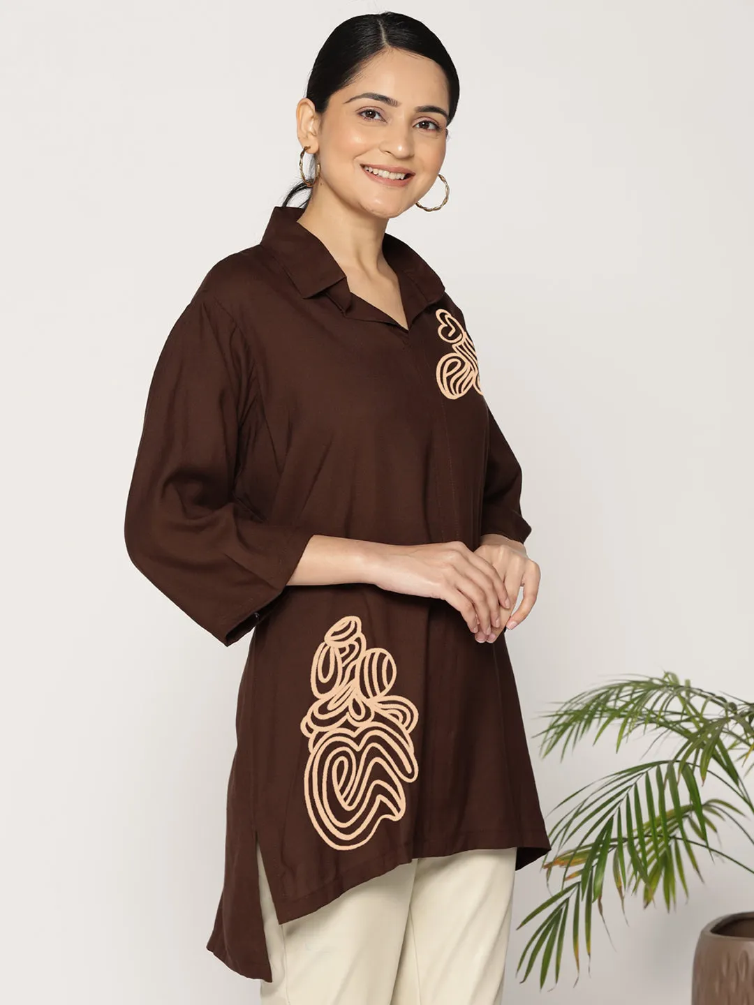 Coffee Rayon ShirtTop - Bienveillance