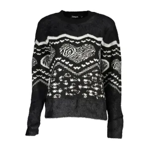 Desigual Chic Turtleneck Sweater with Contrast Detail