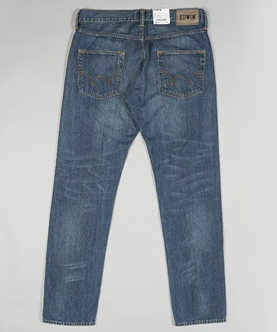 ED-55 Relaxed Tapered Mid Wash Denim