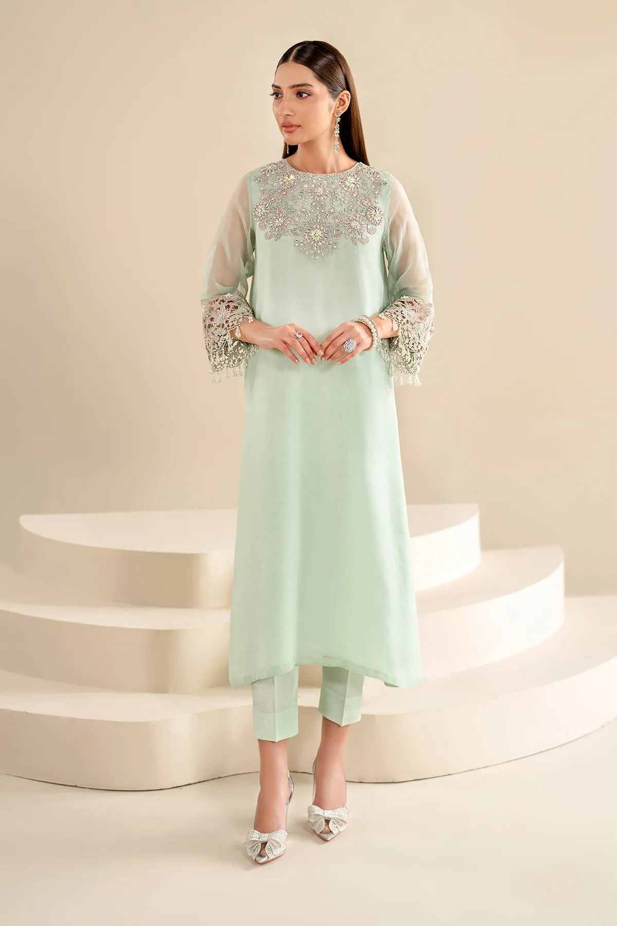 EMBROIDERED CHIFFON PR-920