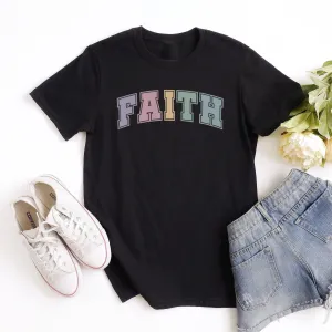 Faith Block Pastel Tee