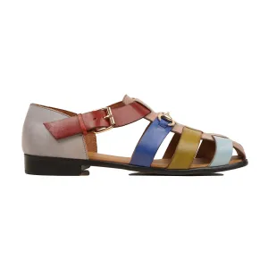 Francis - Men's Multicolour Calf Leather Sandal