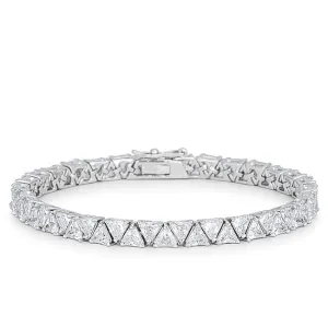 Freya Trillion Cut Tennis Bracelet - 7in | 28ct