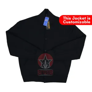 Full Wool Black Varsity Baseball Jacket