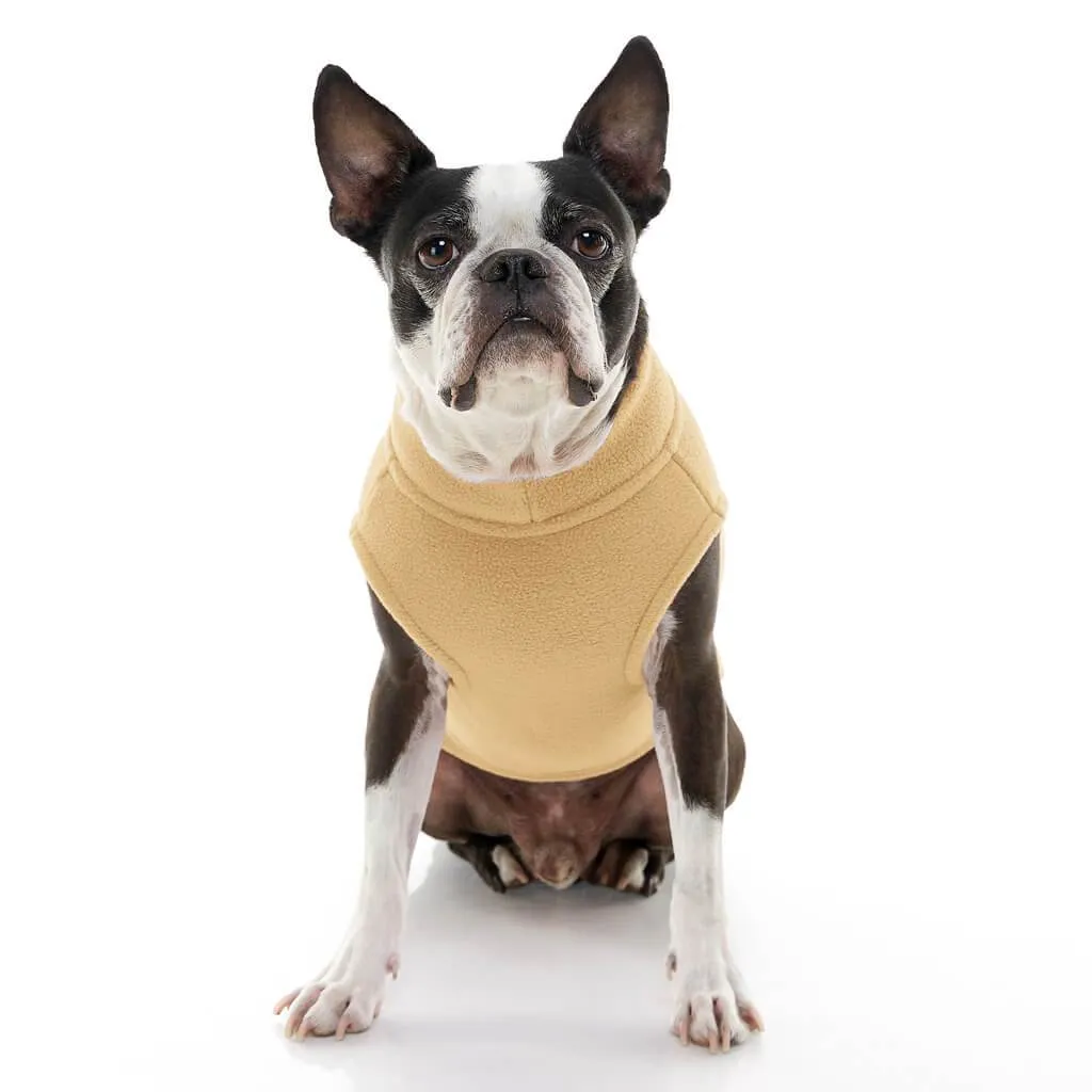 Gooby Stretch Fleece Dog Vest Gray