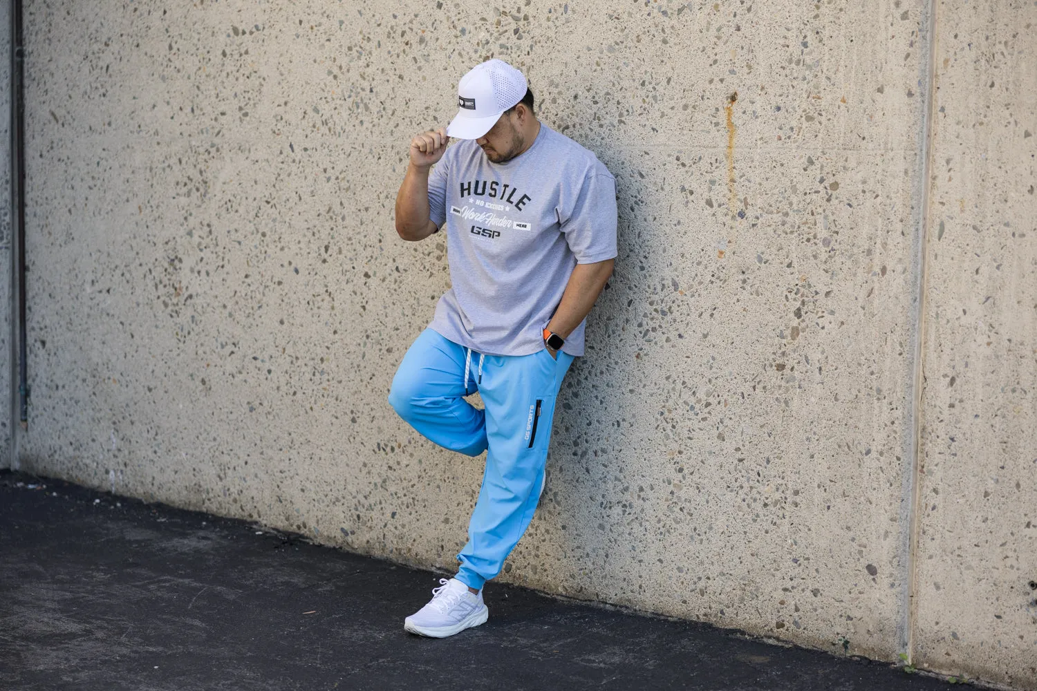 GS Sports Tech Jogger Pants - Powder Blue