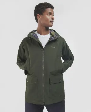 Hooded Domus Waterproof Jacket - Sage/Classic