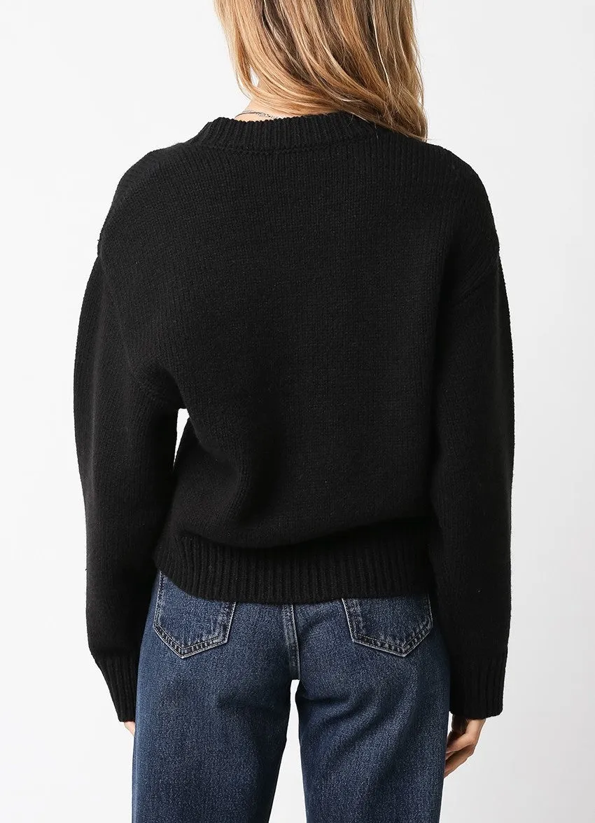 Jayla Tie Front Sweater