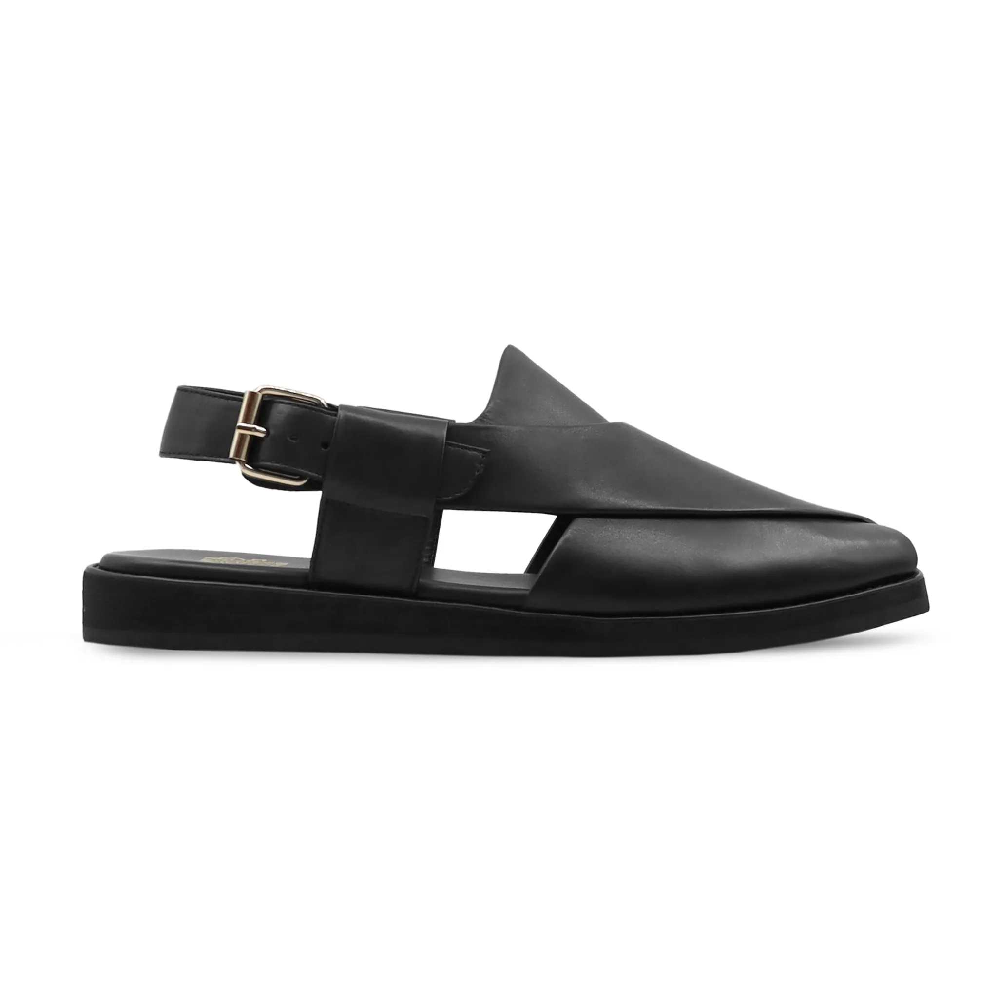 Kalambo - Black Calf Leather Sandal