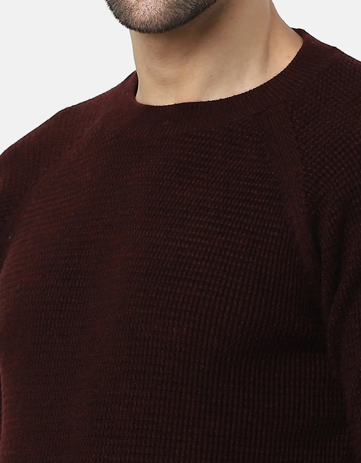 Knitted T-Neck Sweater For Men