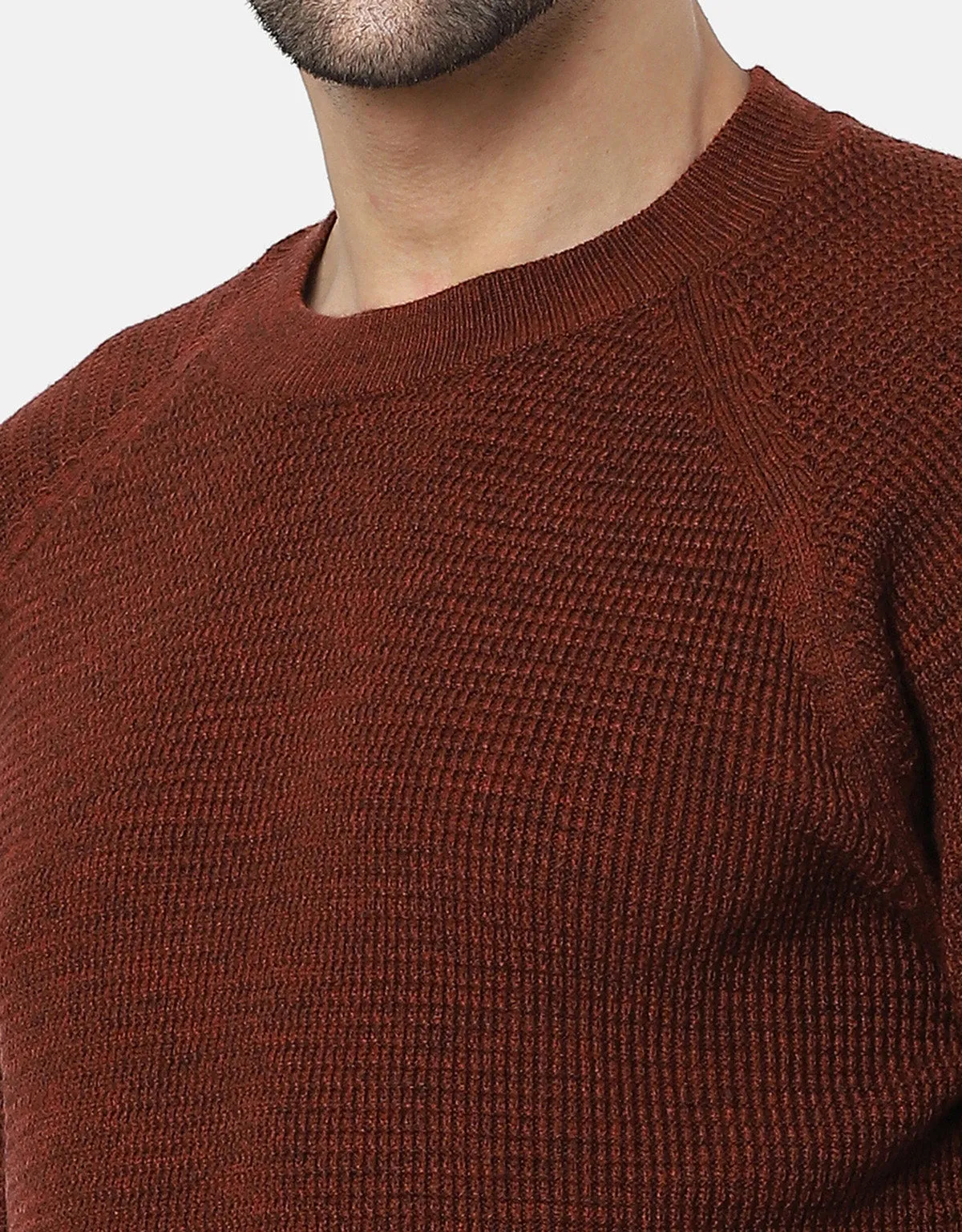 Knitted T-Neck Sweater For Men