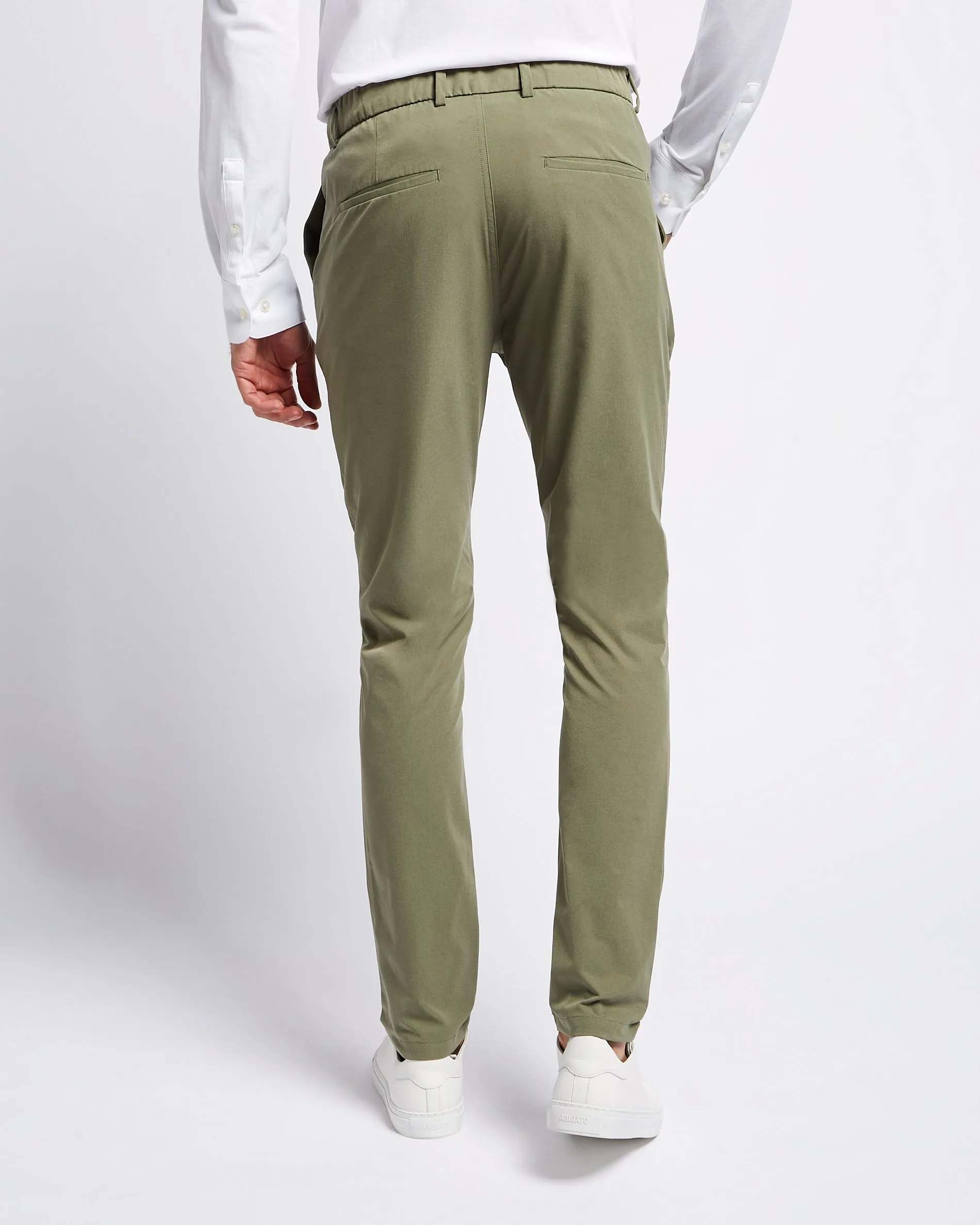 Light-weight pants olive