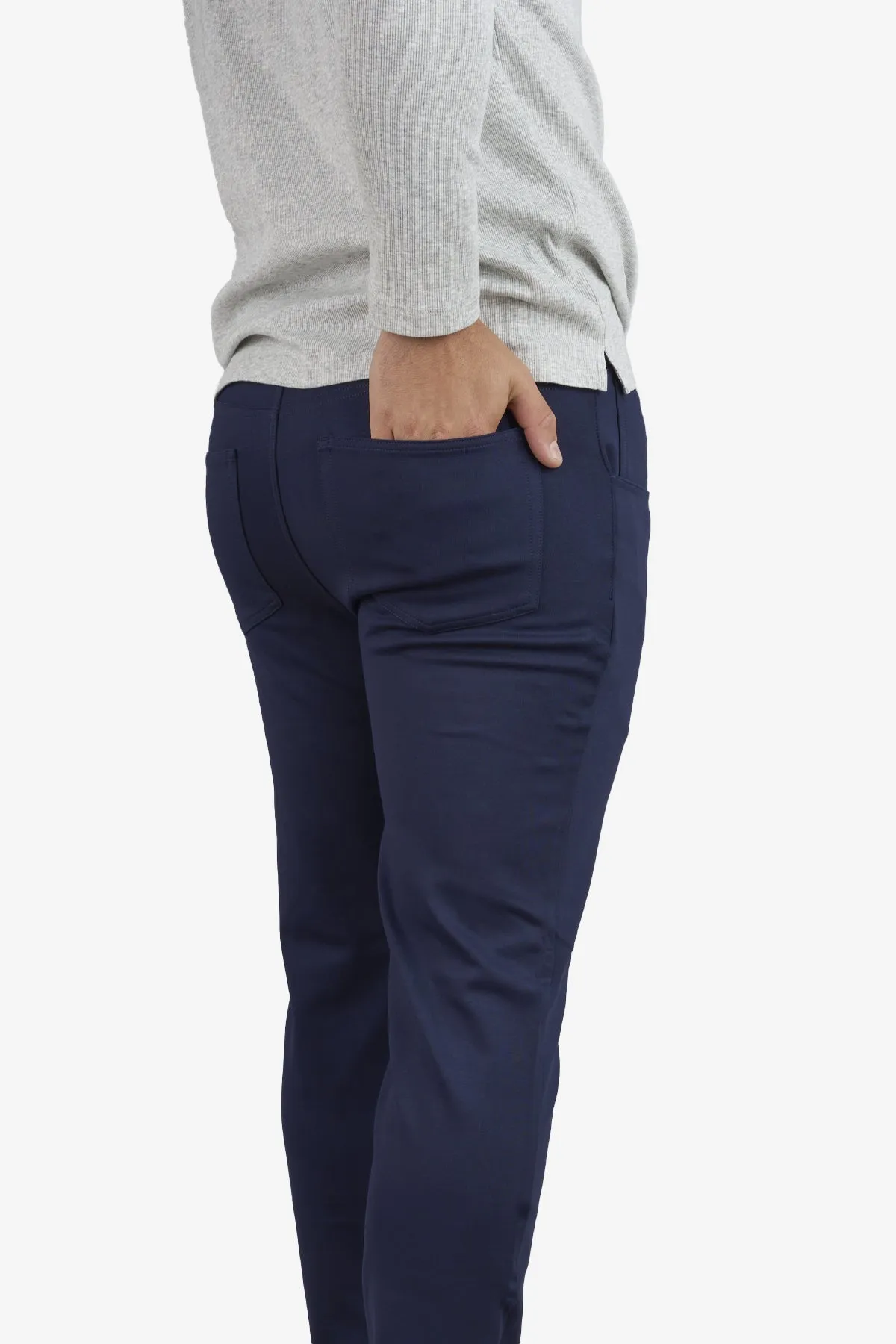 Mason Omni-Stretch Knit 5P Pants Navy