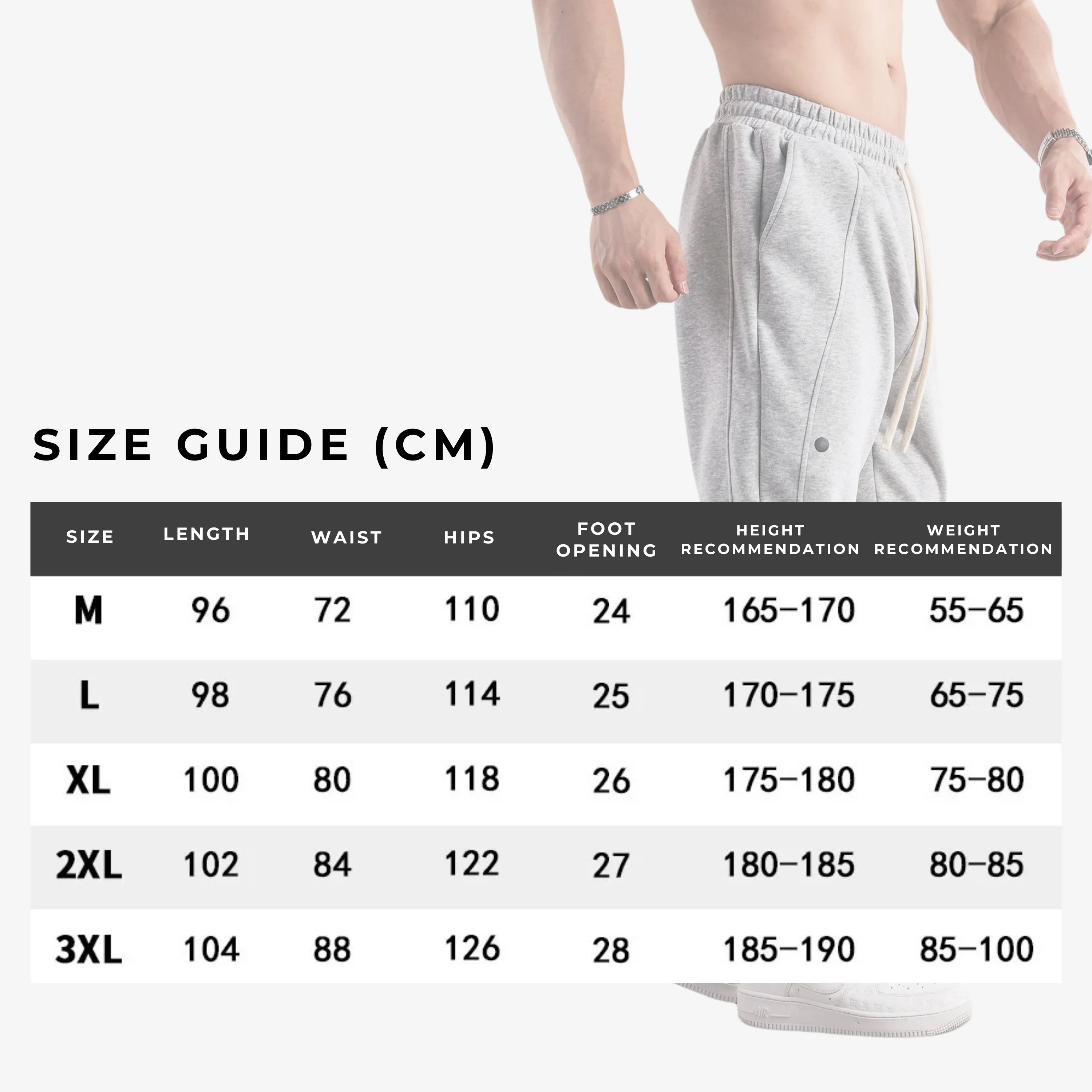 Men's Leisure or Sports Loose Sweatpants Trousers