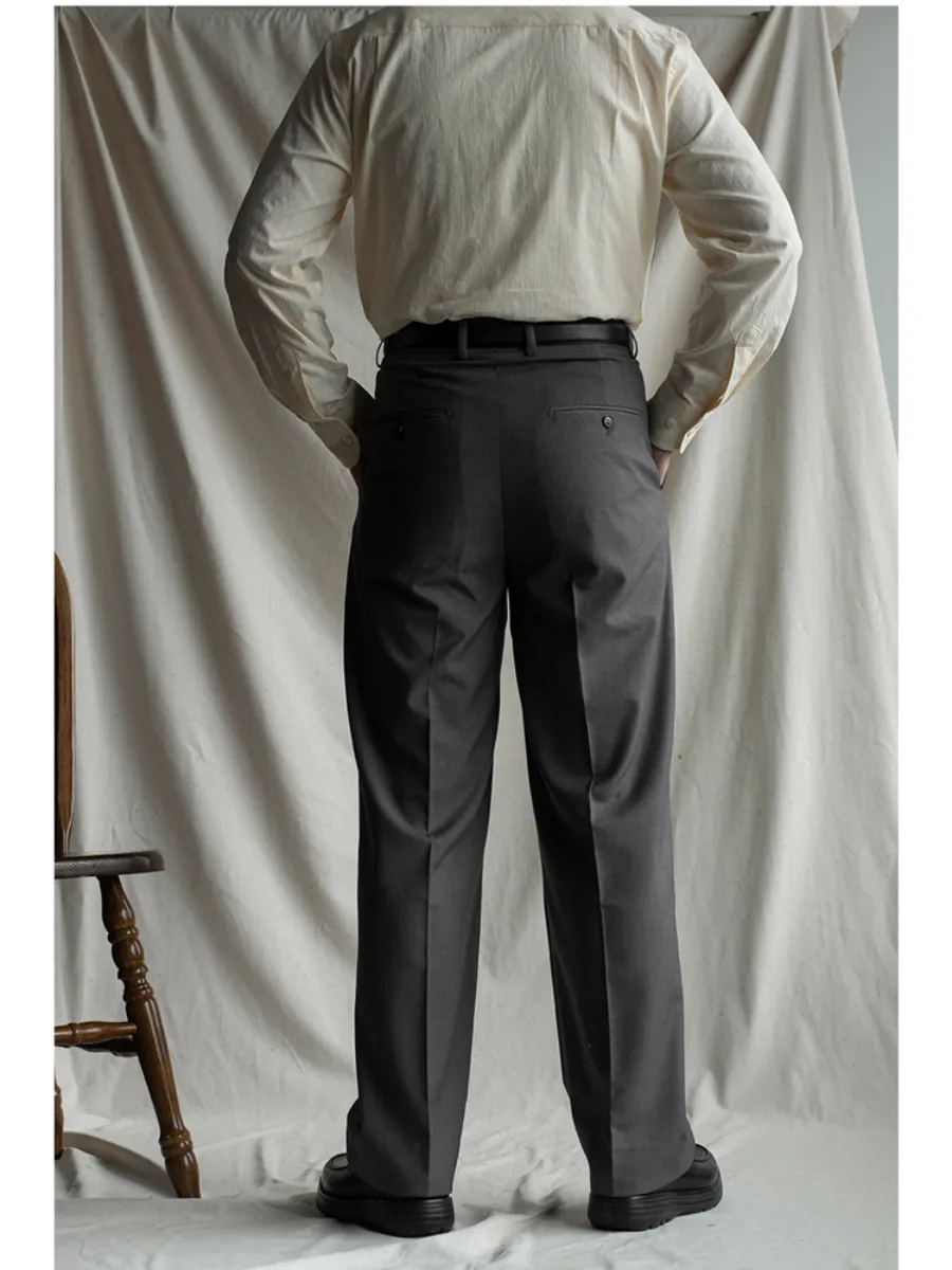 Men's Pleated Trousers