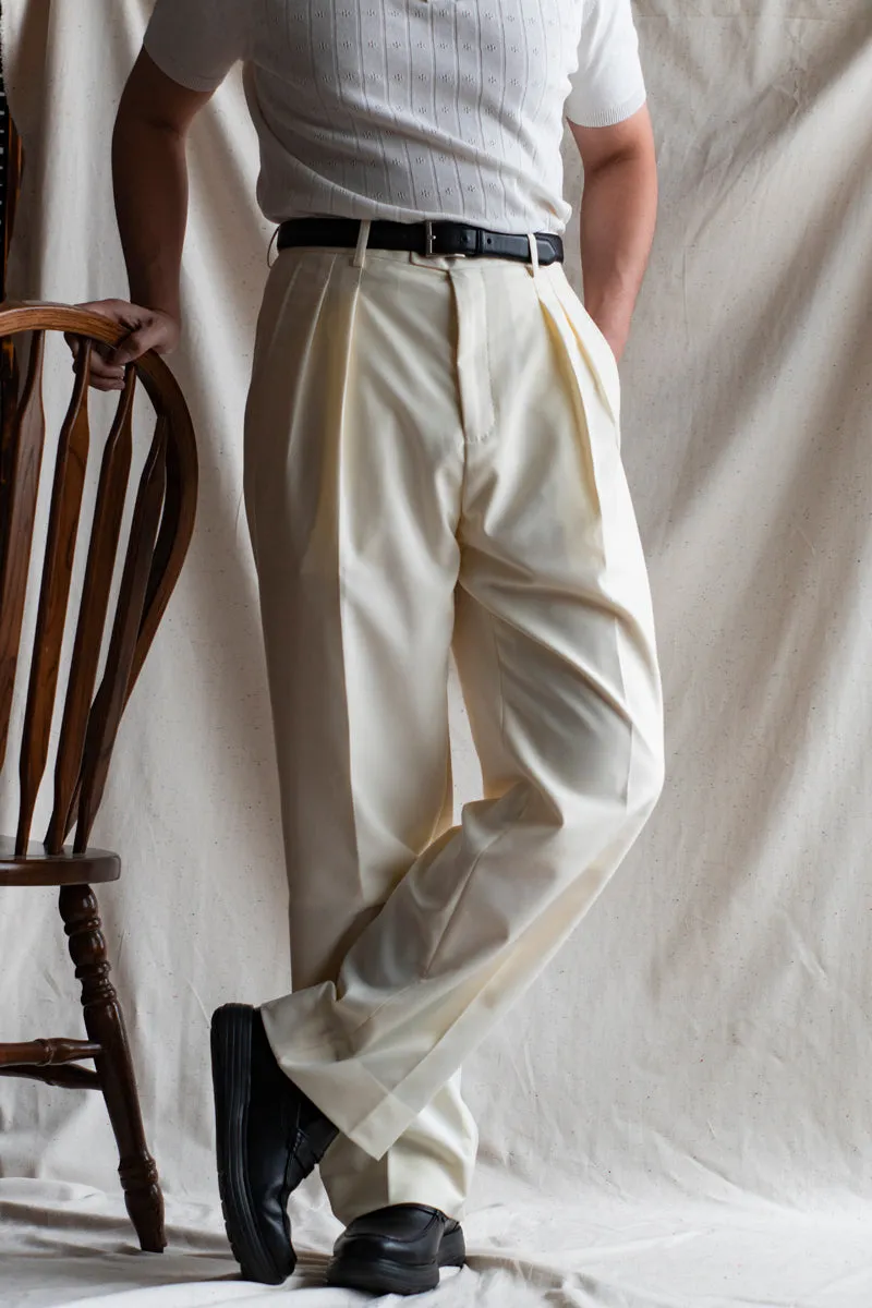 Men's Pleated Trousers