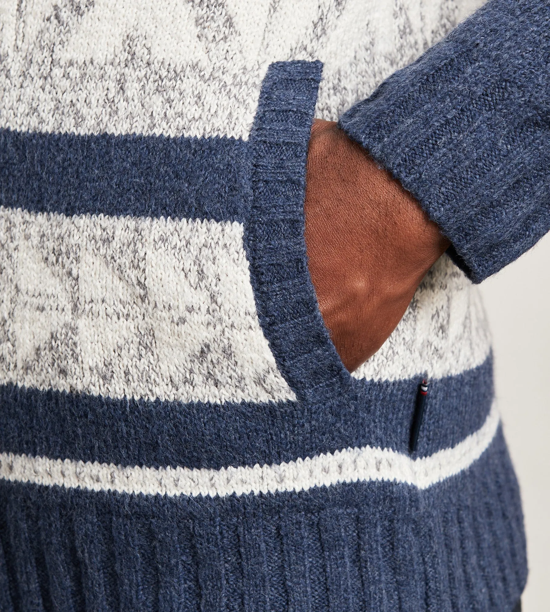 Modern Fit Nordic Full Zip Sweater