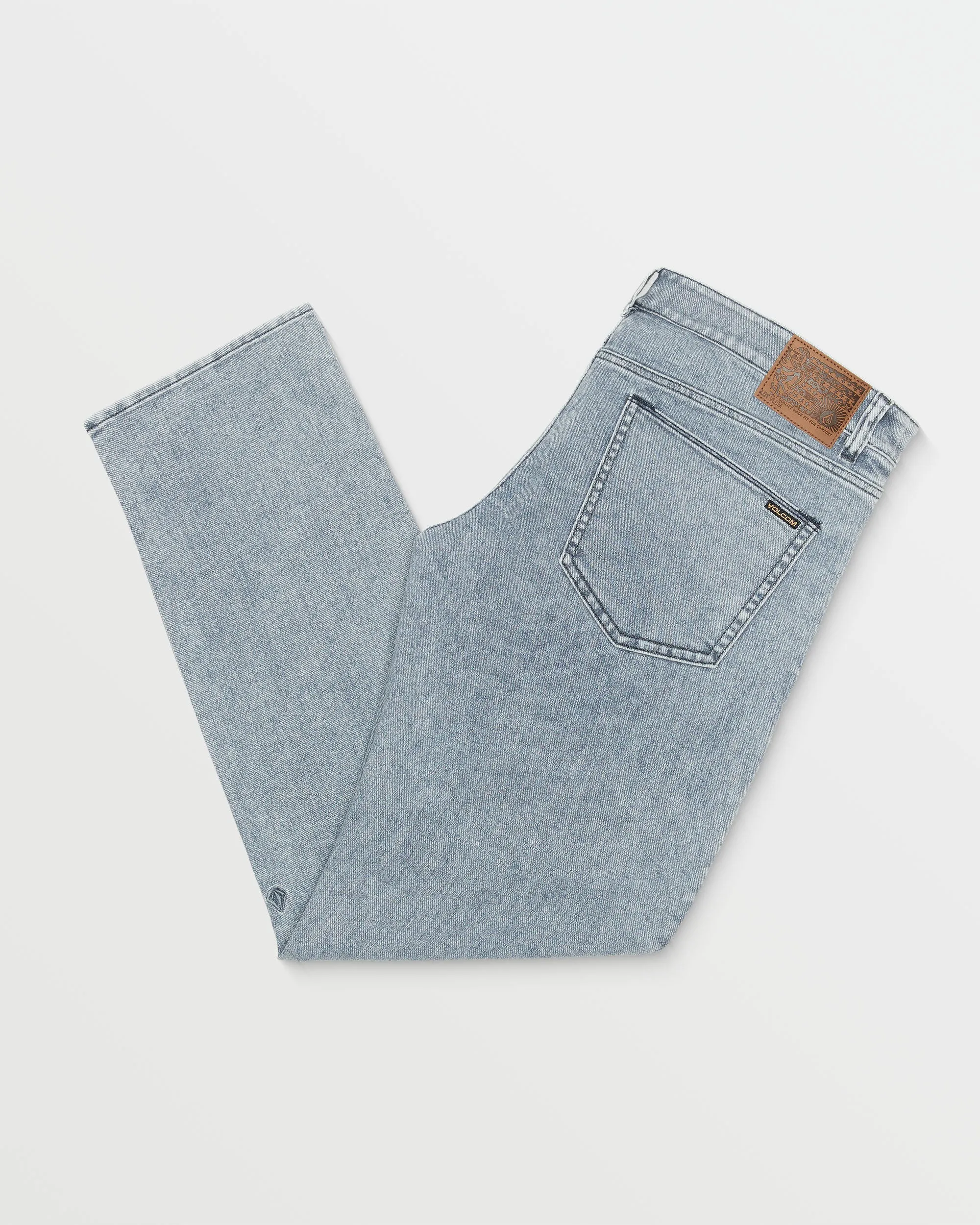 Modown Relaxed Fit Tapered Jeans - Ash