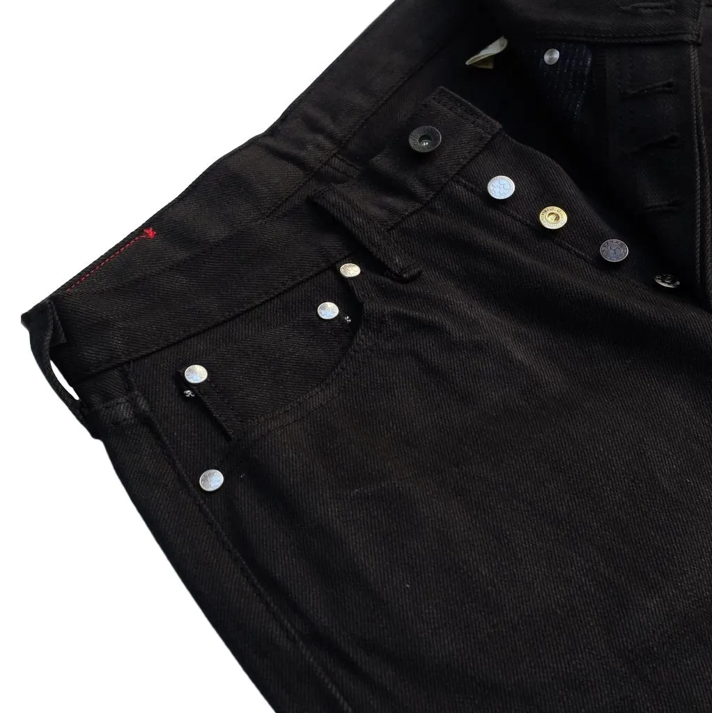 OD SJ 17oz. "Kuro" Black x Black Selvedge Jeans (Comfort Tapered)