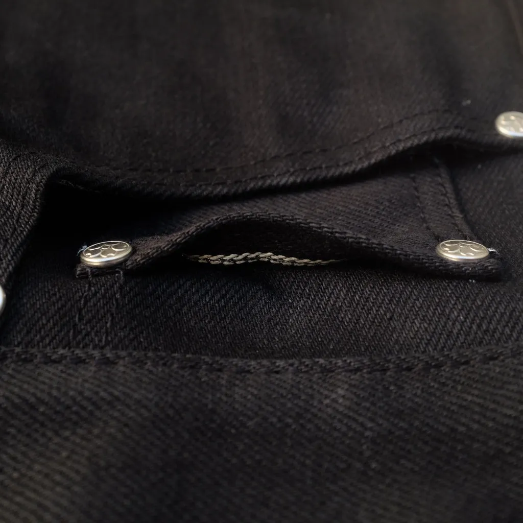 OD SJ 17oz. "Kuro" Black x Black Selvedge Jeans (Comfort Tapered)