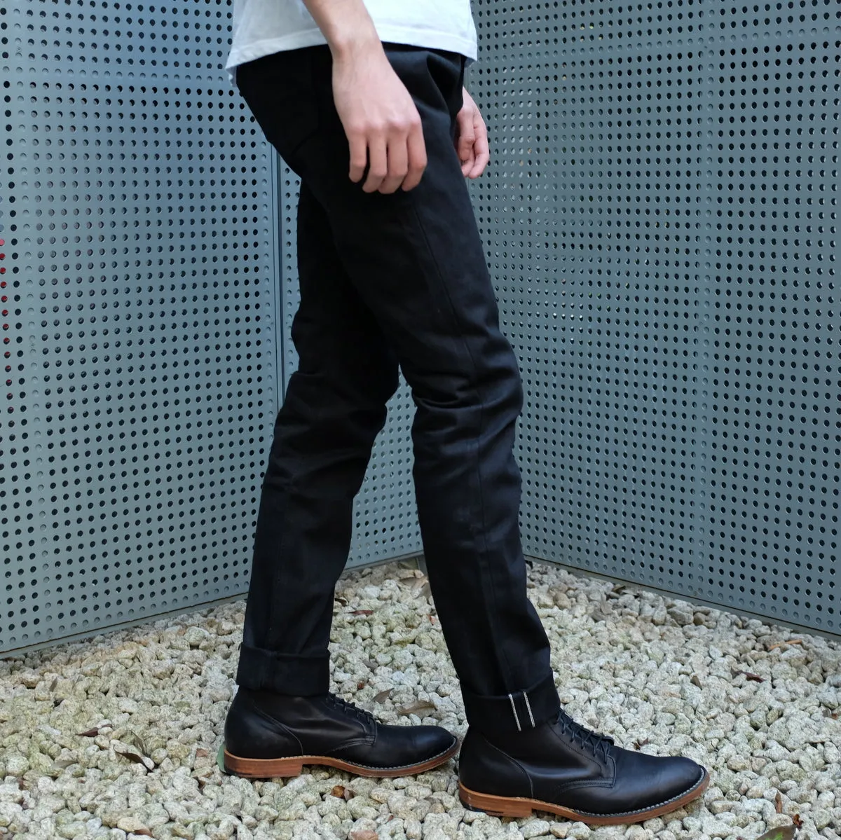 OD SJ 17oz. "Kuro" Black x Black Selvedge Jeans (Comfort Tapered)