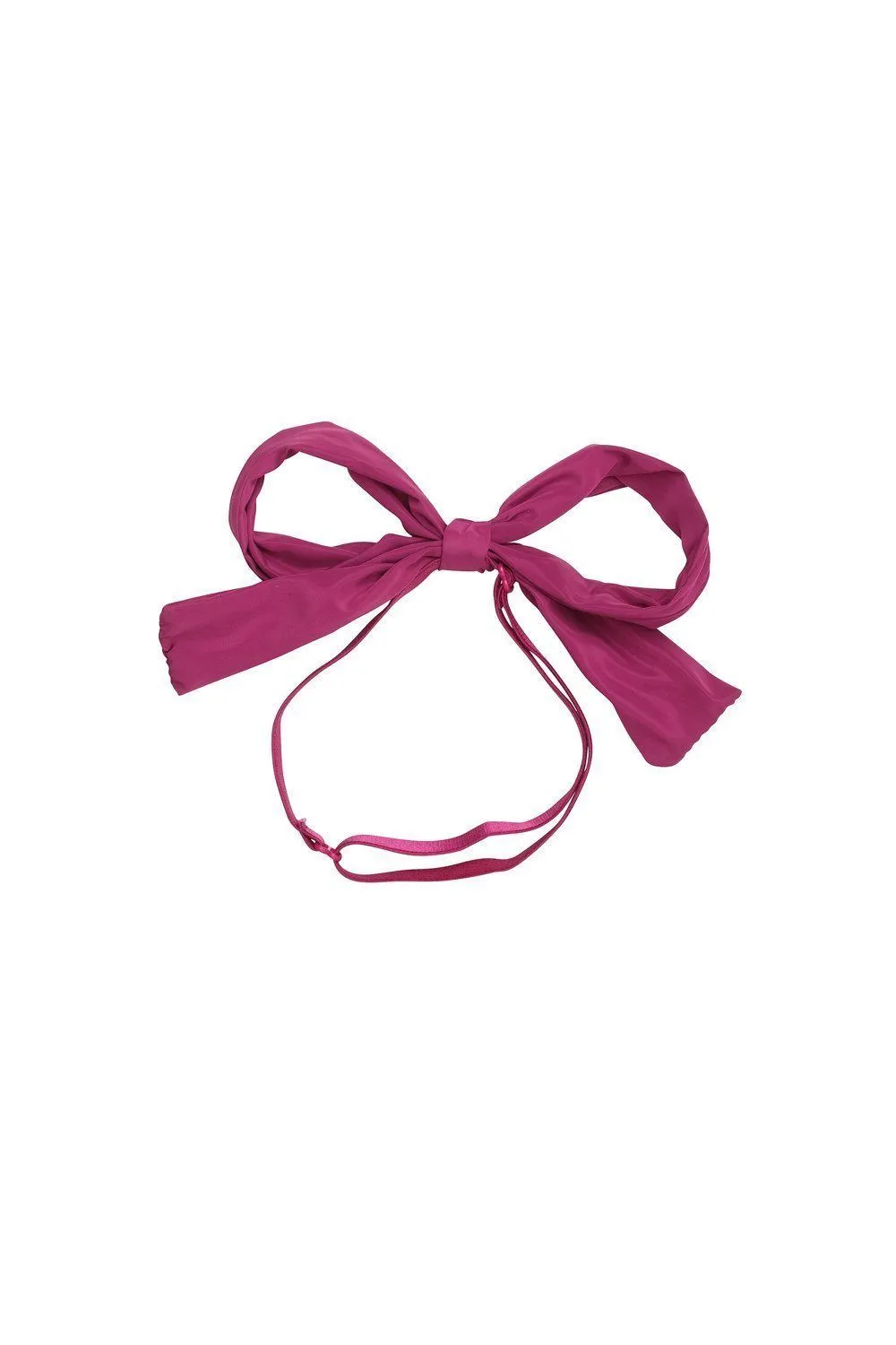 Party Bow Taffeta Wrap - Raspberry