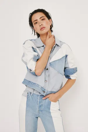 Pistola - Willow Colorblock Jean Jacket in Transitions