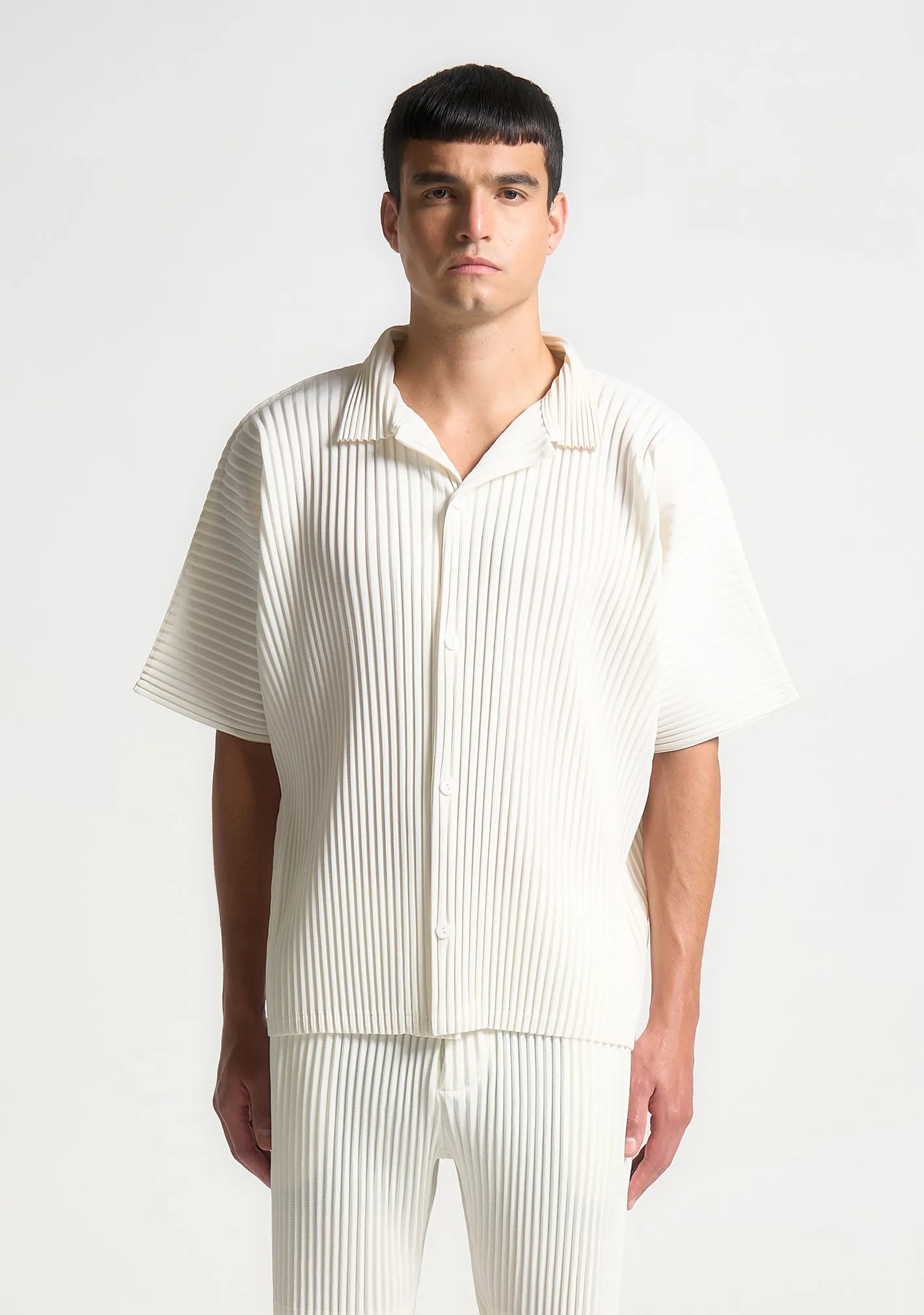 Pleated Shirt - Off White