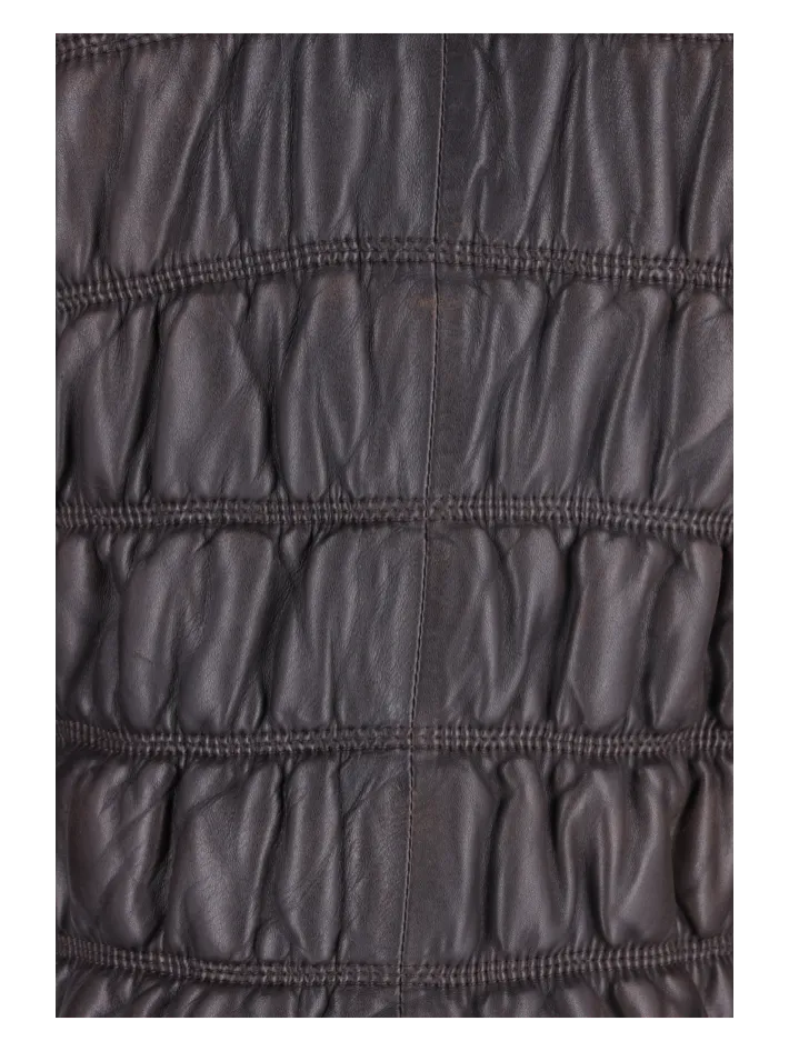 quilted leather jacket