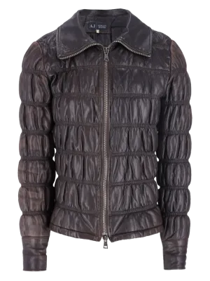 quilted leather jacket