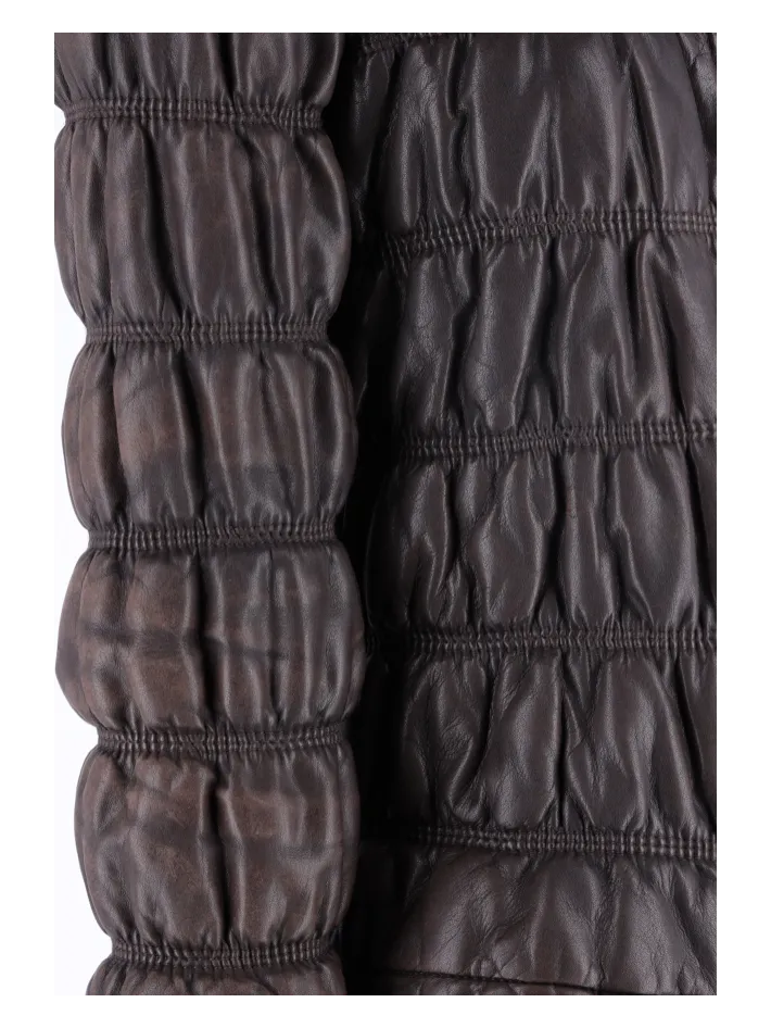 quilted leather jacket