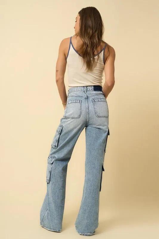 Skyler Crossover Relaxed Cargo Jeans