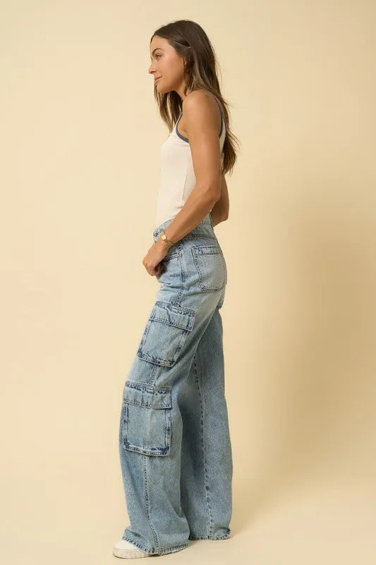 Skyler Crossover Relaxed Cargo Jeans