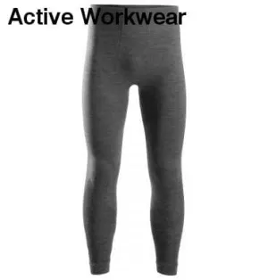 Snickers Flexi Work Seamless Wool Thermal baselayer pants - 9442