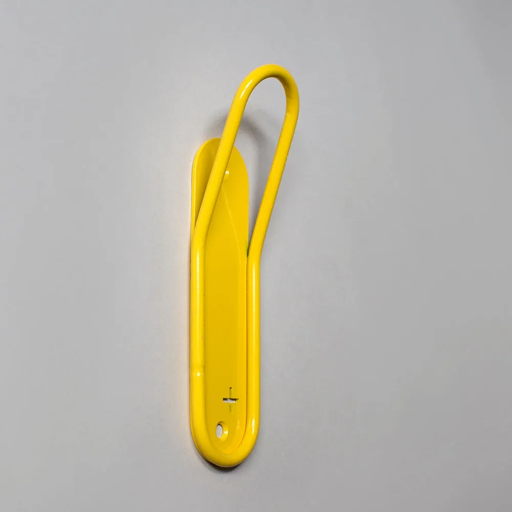 Stockholm Single Wall Hook - Black / Yellow