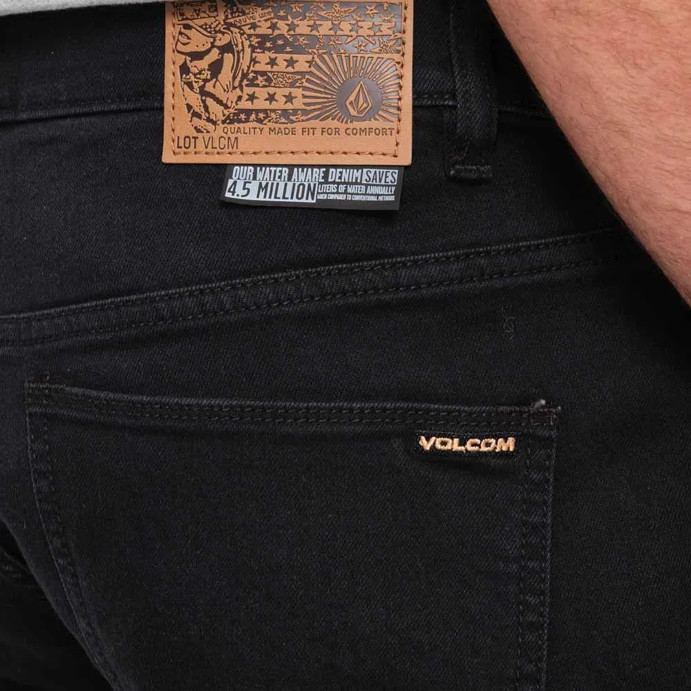 Volcom Modown Denim Jeans Black Out