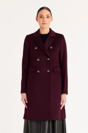 Windsor Wool Coat  - Shiraz