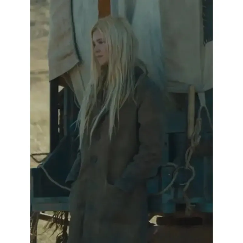 Yellowstone 1883 Isabel May Brown Trench Coat