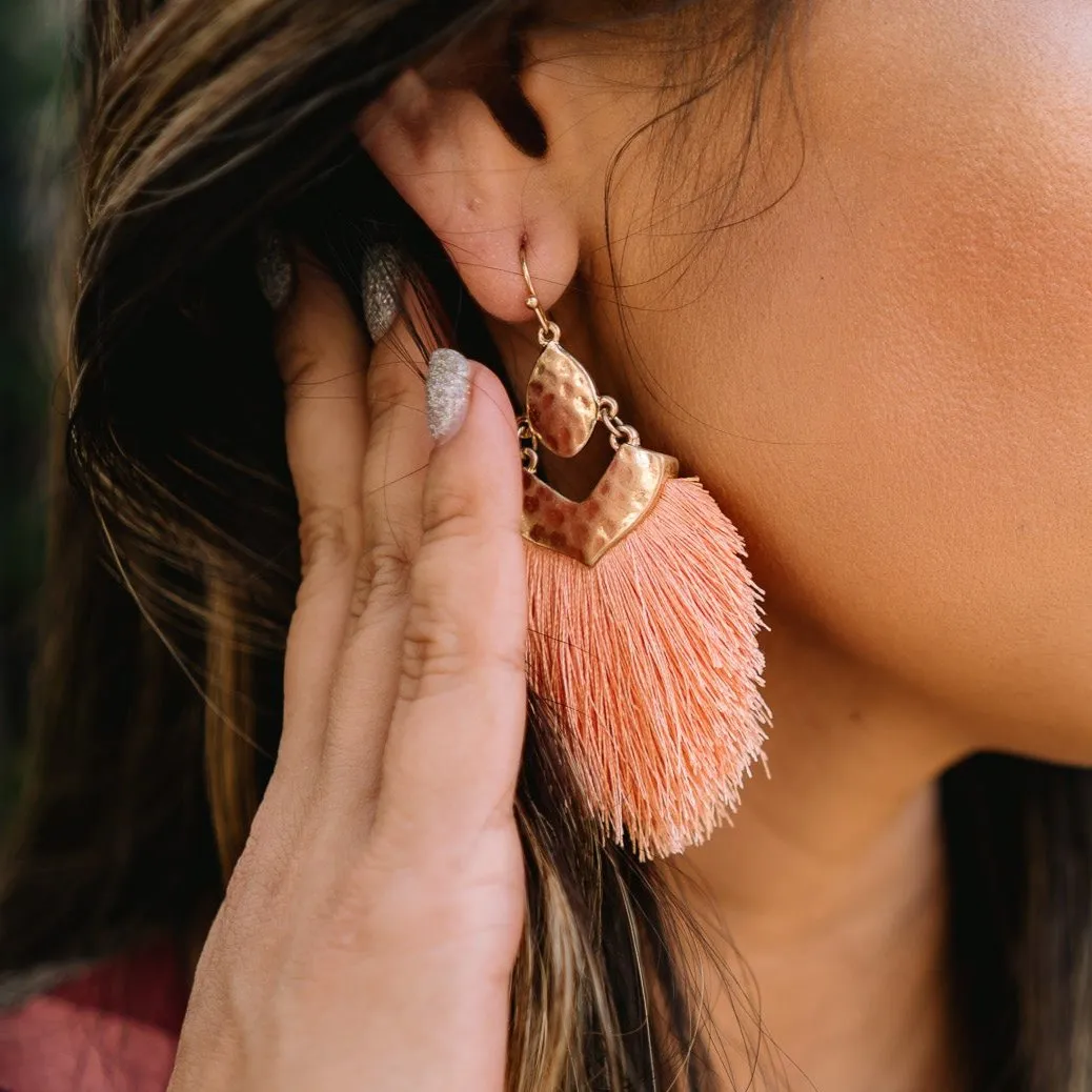 You're Pretty Dangle Drop Tassel Earrings