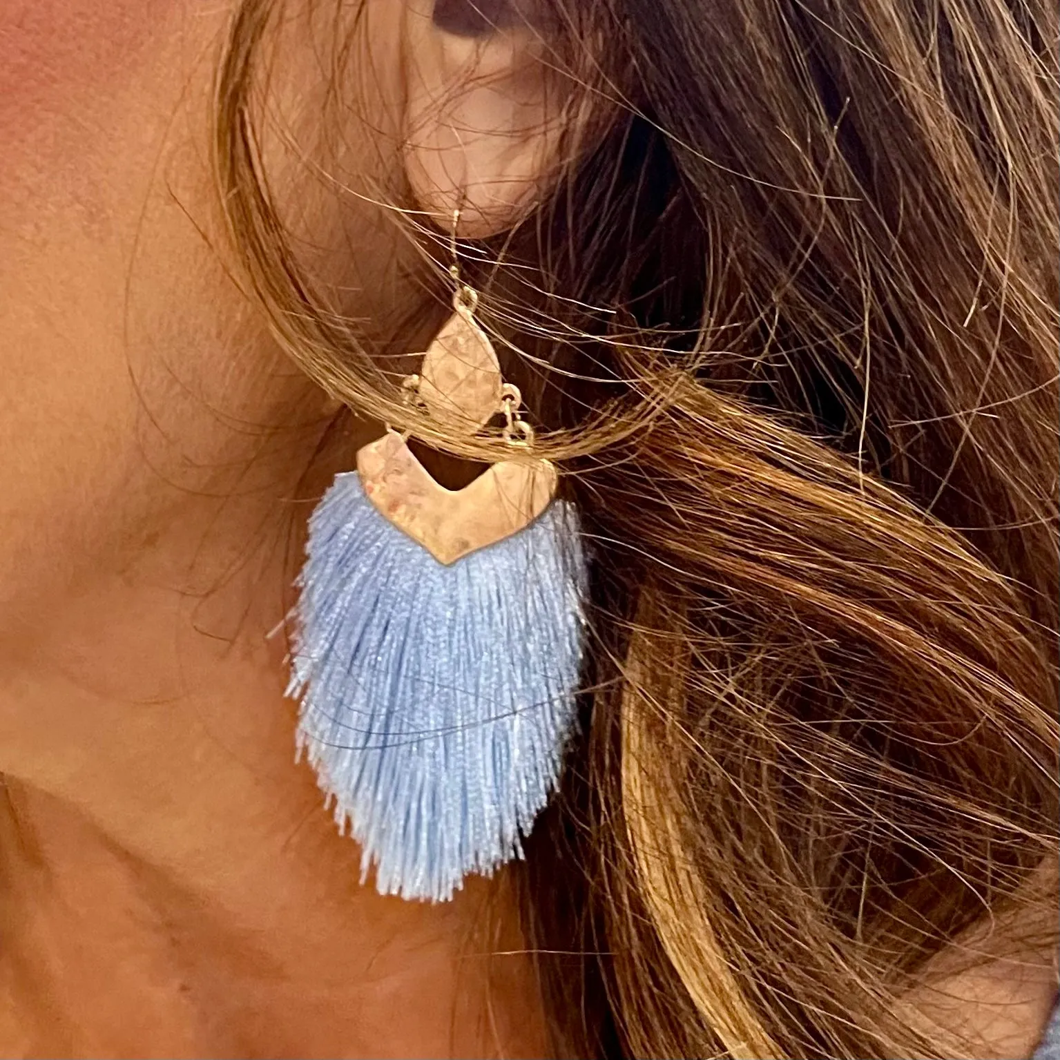 You're Pretty Dangle Drop Tassel Earrings