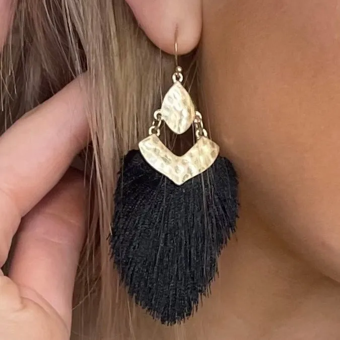 You're Pretty Dangle Drop Tassel Earrings